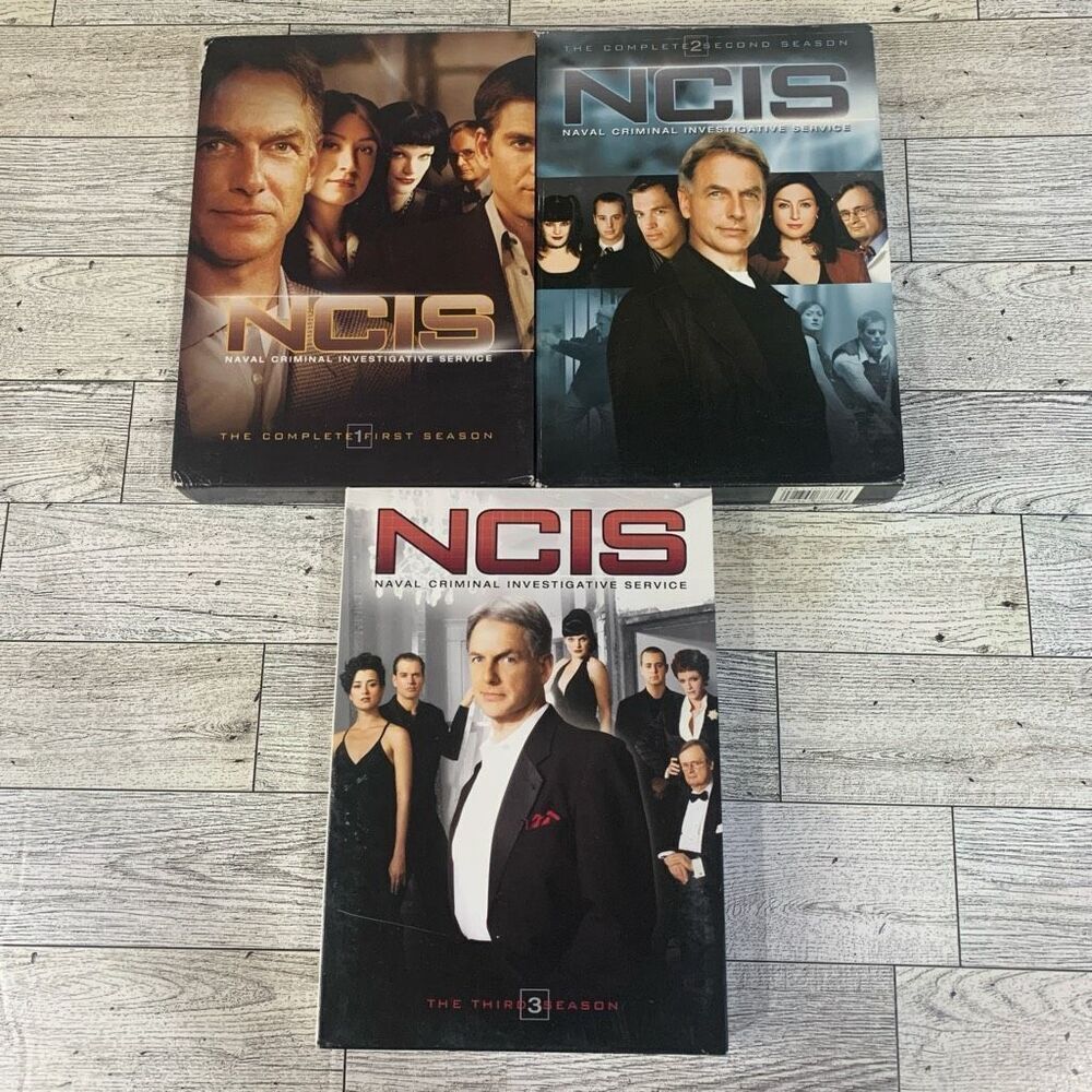 NCIS Lot of 3 DVDs Complete Series One Two &‎ Three TV Show CBS Paramount